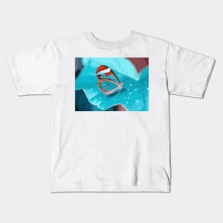 Glass Winged Butterfly Digital Painting Kids T-Shirt